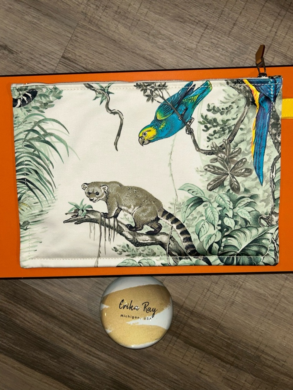 Hermès Carnets D’Equateur Multicolor Clutch Bag- LIKE NEW - Picture 5 of 13